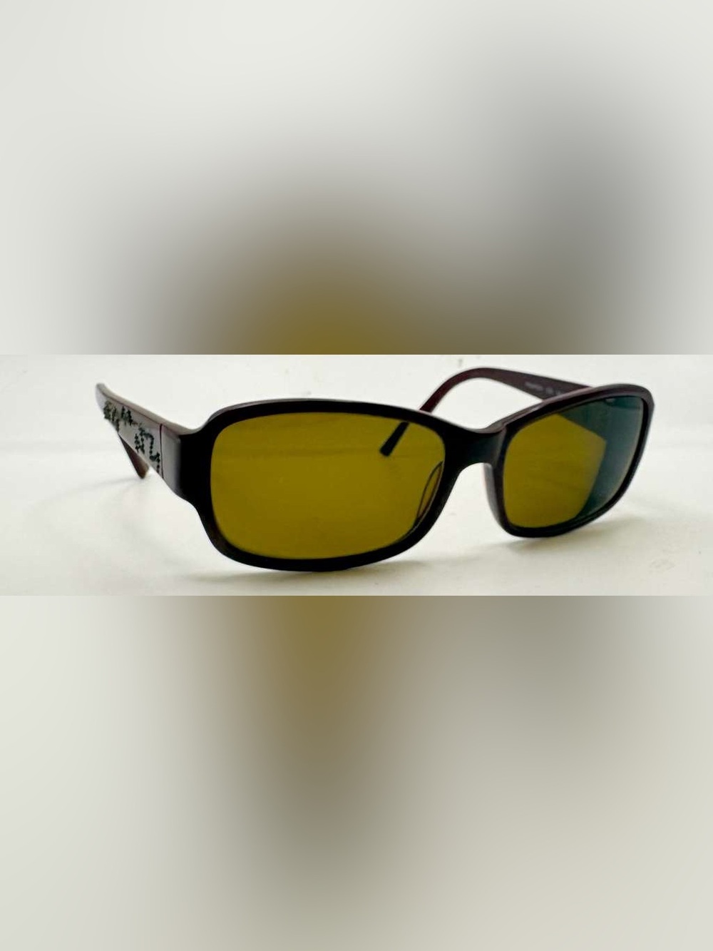 Nicole Miller Thompson Burgundy Oval Sunglasses Frames Only